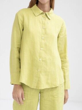 Mus & Bombon 100% Linen Shirt size Small